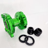 Front Hub - Kawasaki 125-250 KX 04-08 + 250-450 KXF 06-24 - Green Front Hub - Kawasaki 125-250 KX 04-08 + 250-450 KXF 06-24 - Green