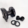 Moyeu Avant - Kawasaki 125-250 KX 04-08 + 250-450 KXF 06-24 - Noir Moyeu Avant - Kawasaki 125-250 KX 04-08 + 250-450 KXF 06-24 - Noir
