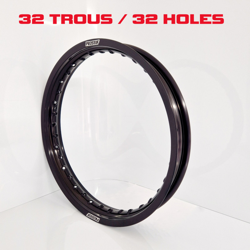 PROSTUF rear rim with 32 holes - 19 x 2.15 - Black PROSTUF rear rim with 32 holes - 19 x 2.15 - Black
