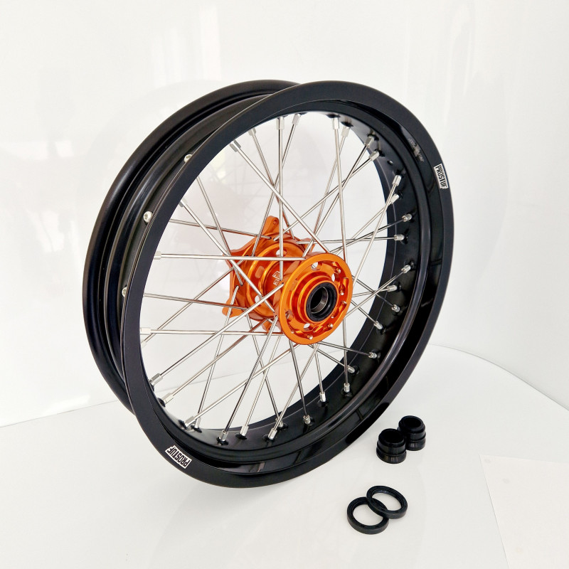 Roue Avant Supermoto KTM - Personnalisable Roue Avant Supermoto KTM - Personnalisable