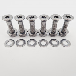 Kit Vis de Couronne x6 (Torx) - M8x26mm - Motos Européennes