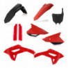 FULL PLASTIC KIT HONDA CRF 250/300 RX 22-23 + CRF 450 RX 21-23 - BLACK/RED