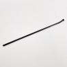 Rayon Inox (Unité) - 9G - 140 mm x 3.5 mm - Noir