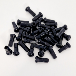 Écrou de Rayon Aluminium (Unité) - 3.2 mm (9G) - Roue avant - Noir