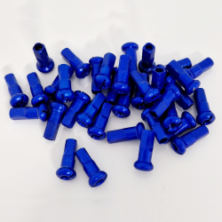 Écrou de Rayon Aluminium (Unité) - 3.2 mm (9G) - Roue avant - Bleu