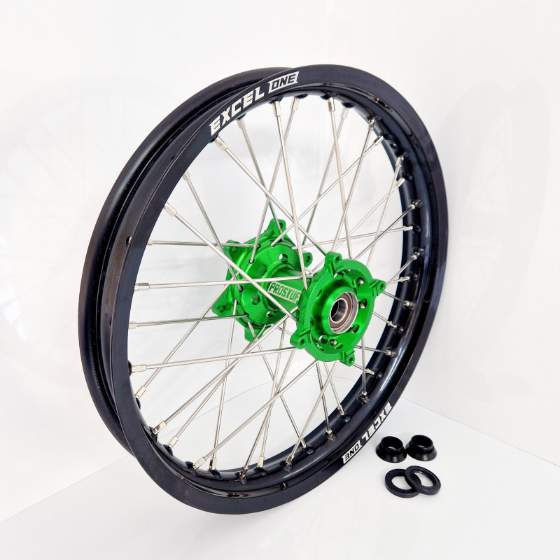 Roue arrière FUSION Excel/Prostuf - Kawasaki - Personnalisable Roue arrière FUSION Excel/Prostuf - Kawasaki - Personnalisable