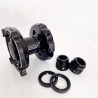 Moyeu Avant - Kawasaki 125-250 KX 93-03 + 500 KX 94-04 - Noir