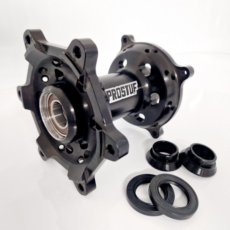 Rear Hub - Kawasaki KX125-250 90-02 + KX500 90-04 - Black