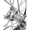 PROSTUF MX Wheelset 65cc - KTM / GASGAS / HVA - 25-26 - Big Wheels 17/14 - Titane hubs / Black rims