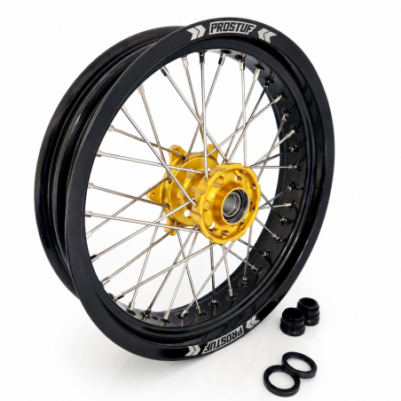 Roue Avant Supermotard PROSTUF Suzuki 125 RM 96-07 + 250 RM 96-08 + 250 RMZ 01-06 - Personnalisable