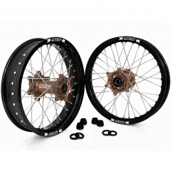 Paire de roues Supermotard PROSTUF - Triumph TF 250/450 C-E-X-RC - Personnalisable