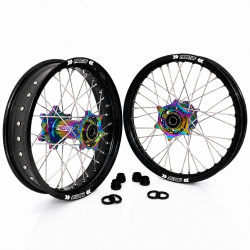 Paire de roues Supermotard PROSTUF - Triumph TF 250/450 C-E-X-RC - Personnalisable