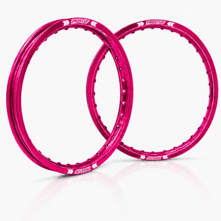 PROSTUF front rim + rear rim - 21 x 1.60 - 19 x 2.15 - Pink