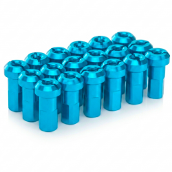 PROSTUF Aluminum Nipples pack 3.2 mm / 10G (pack x32) - Aqua