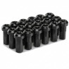 Pack écrous Rayons PROSTUF - Aluminium 4 mm / 8G (pack x36) - Noir