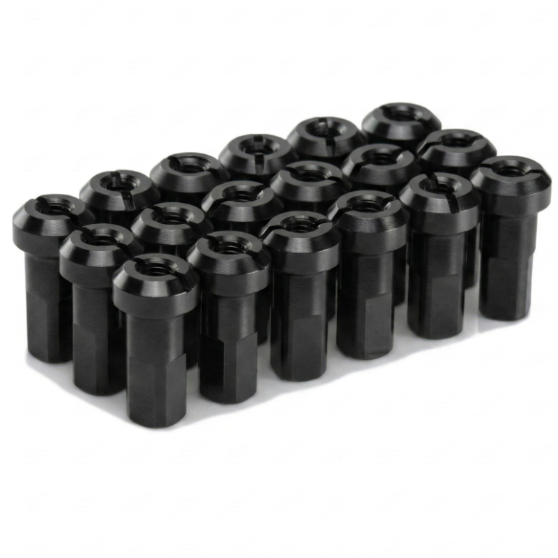 Pack écrous Rayons PROSTUF - Aluminium - 3.5 mm / 9G (pack x32) - Noir