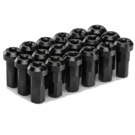 PROSTUF Aluminum Nipples pack 3.5 mm / 9G (pack x32) - Black