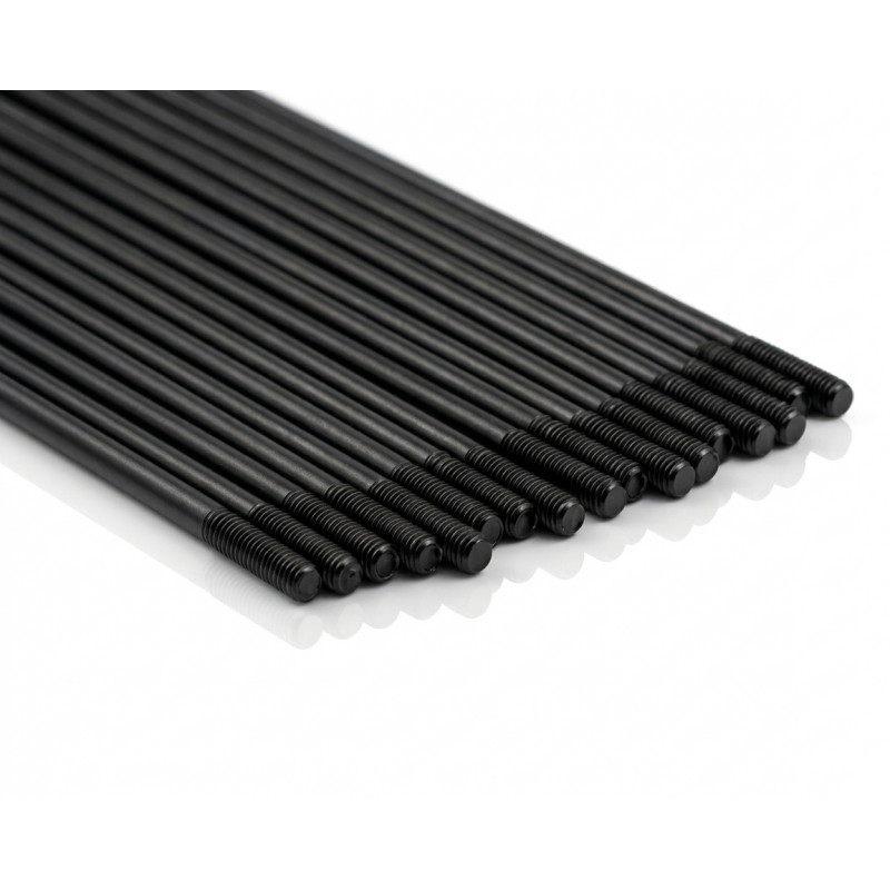 PROSTUF Front stainless steel spoke pack - 21x1.60 (pack x36) - Black