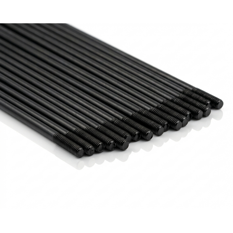 Pack rayons inox avant PROSTUF - Surron Light Bee - 3.2 mm / 10G - 19x1.60 - Noir