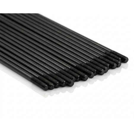 Pack rayons inox avant PROSTUF - Surron Light Bee - 3.2 mm / 10G - 19x1.60 - Noir