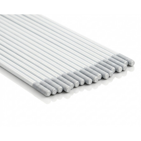 Pack rayons inox avant PROSTUF - 21x1.60 (pack x36) - Blanc