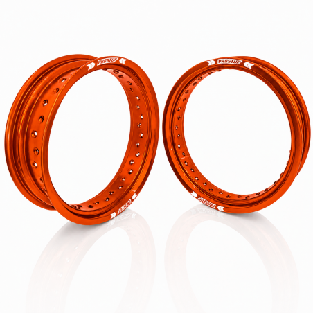 Jante avant + arrière PROSTUF - 17x3.50 & 17x4.50 - Orange