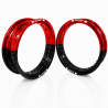 Jante avant + arrière PROSTUF - 17x3.50 & 17x4.50 - Rouge/Noir