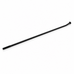  Stainless steel spoke (unity) - 9G - 125 mm x 3.5 mm - Black